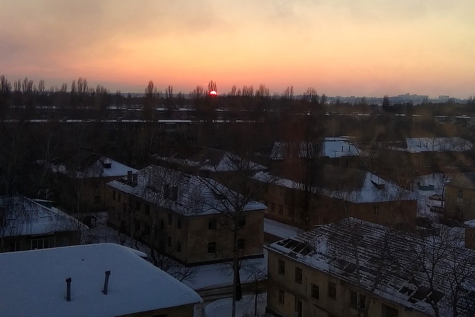 Уже скоро липчане смогут любоваться зимними закатами
