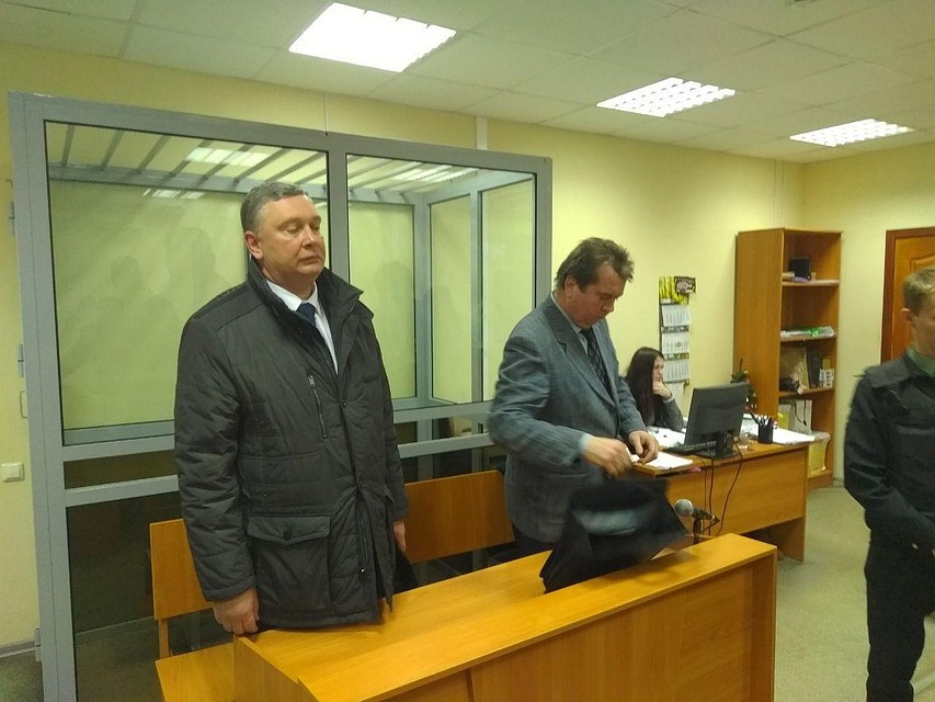 Дмитрий Соколов в зале суда