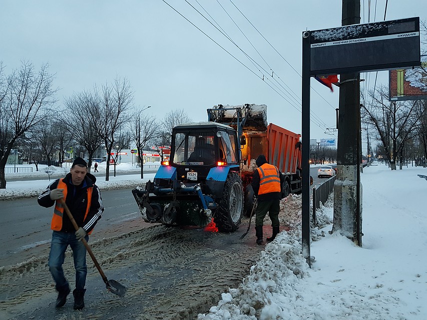 Декабрь в Волгограде выдался снежным. И жарким для коммунальщиков.