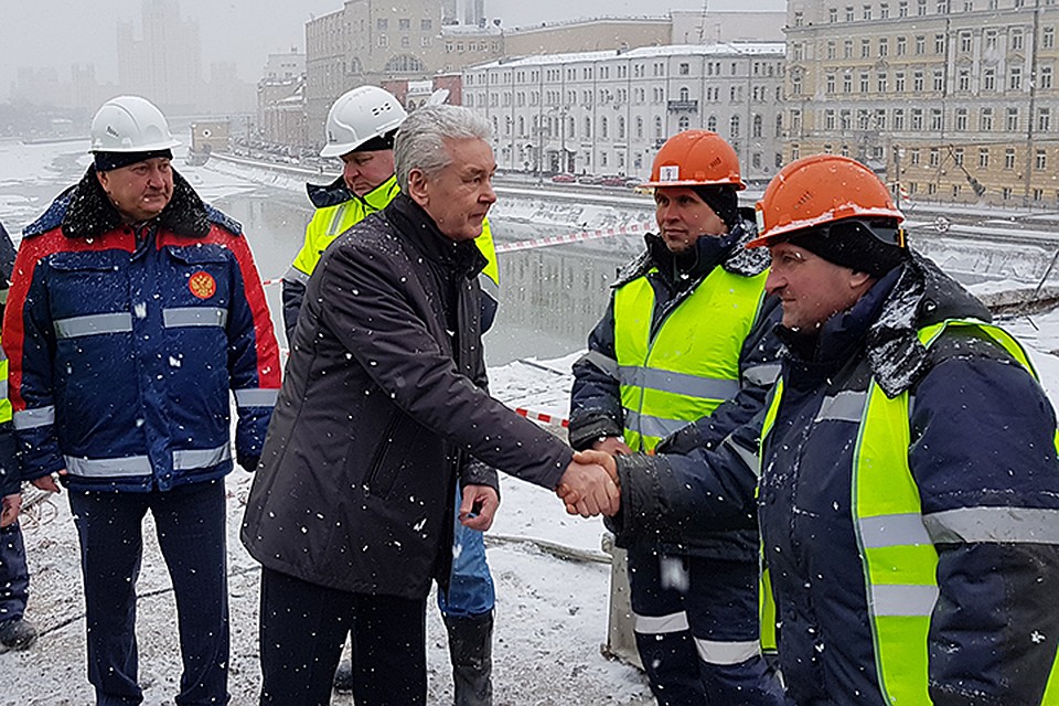Ход работ оценил мэр Москвы Сергей Собянин