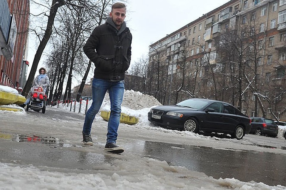 В среду в Петербурге будет слякотно.