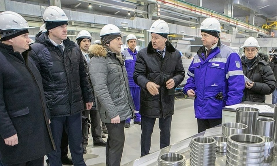 Губернатор Тюменской области Александр Моор посетил Тюменский ремонтно-механический завод