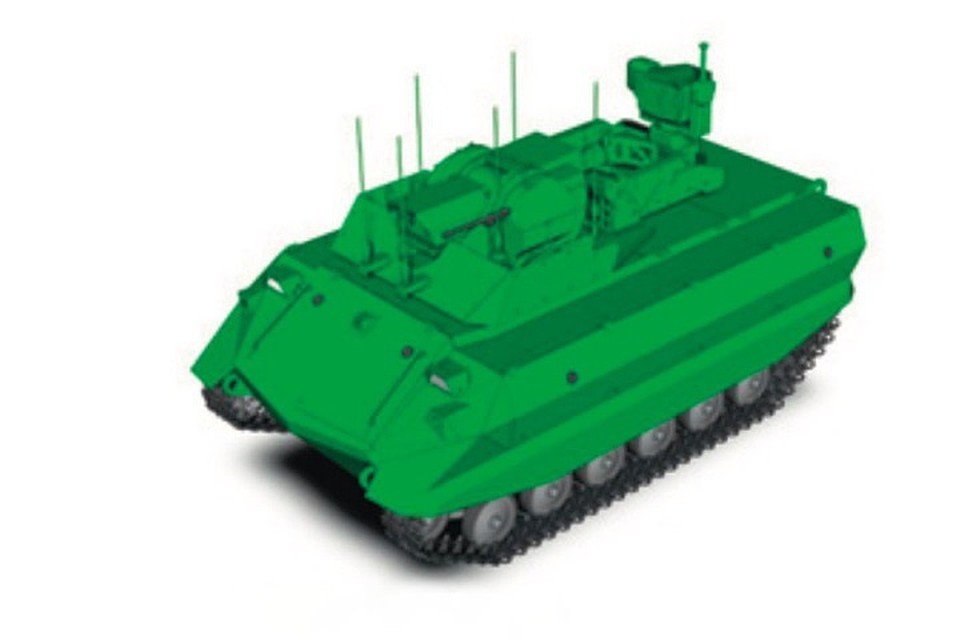 Эскиз ранее не известной модификации робота «Уран-9». Фото: grau.informost.ru