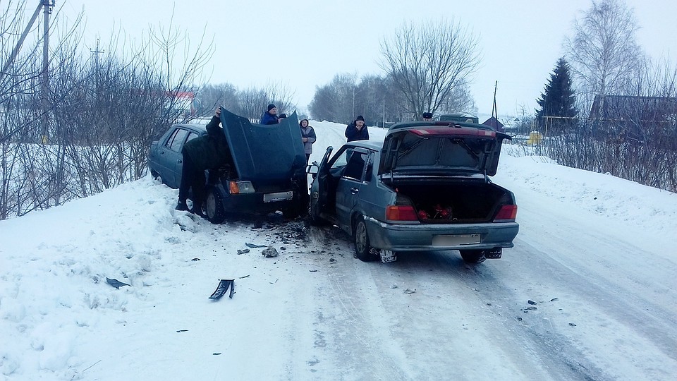 Фото с места ДТП.