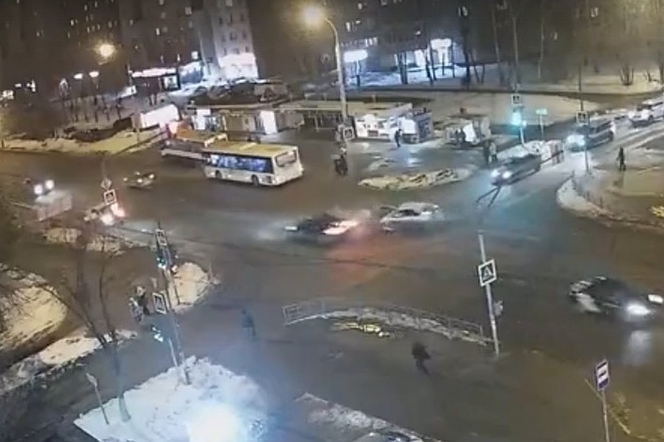 Жуткая авария в Липецке попала на видео