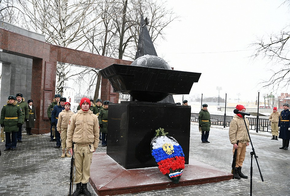 Митинг проходил у мемориала Воинам-интернационалистам Фото: ПТО