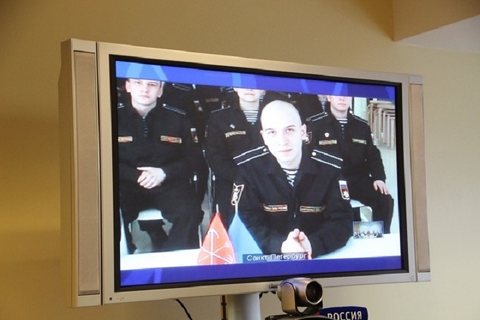 Для ямальских военнослужащих провели телемост между Салехардом и Санкт-Петербургом Фото: salekhard.org