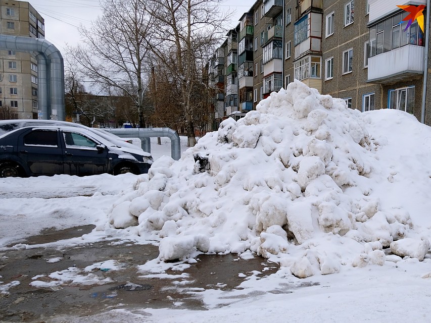 За сутки из Орла вывезли 430 кубометров снега