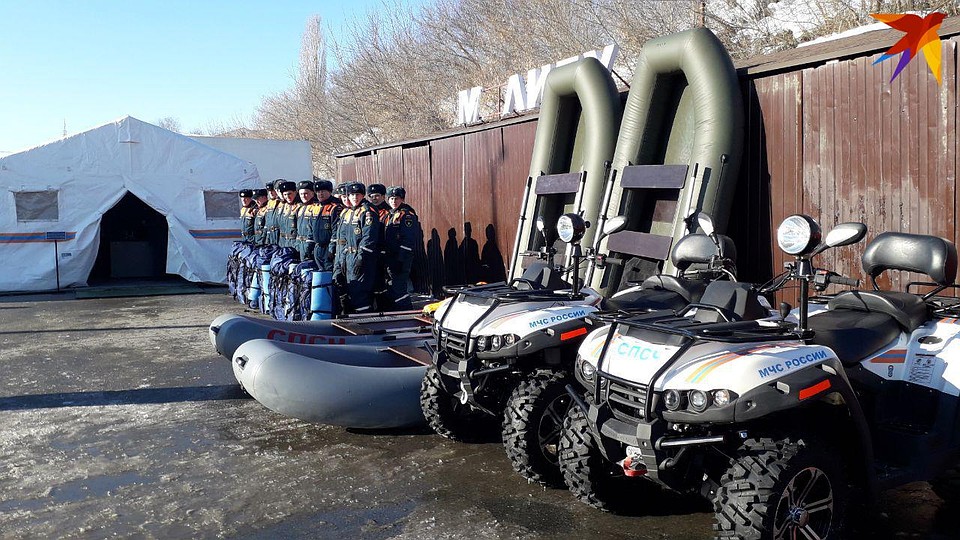 В Затоне прошли противопаводковые учения
