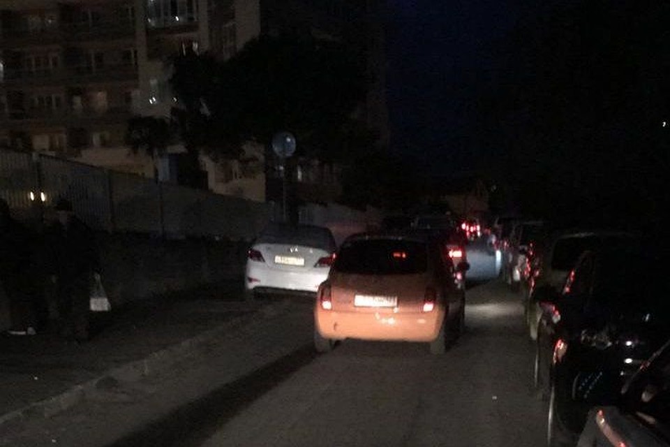 Место ДТП Фото: ОГИБДД УВД Сочи