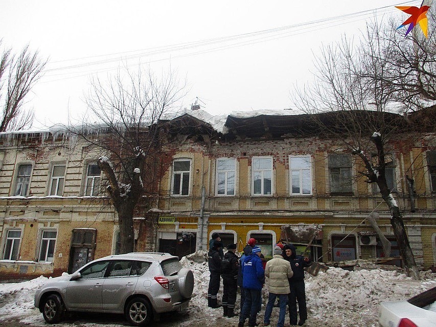 Обрушившийся дом на Радищева/Рабочей
