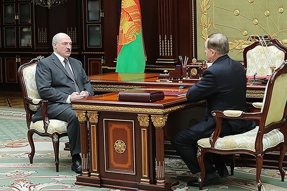 Лукашенко принял с докладом Шеймана. Фото: пресс-служба президента