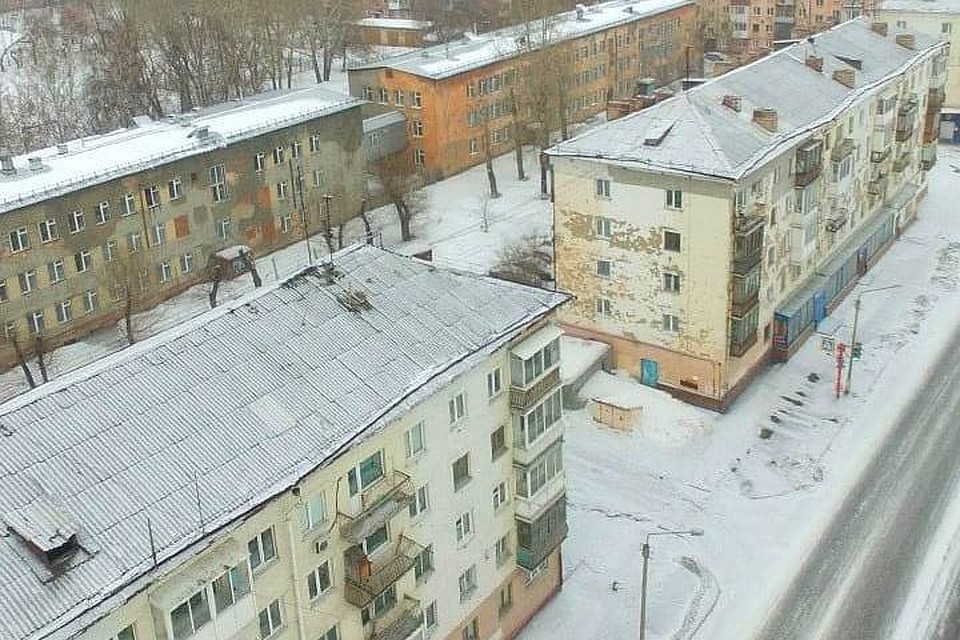 Коптер над Кемеровом: Состояние кровель проверяют с высоты