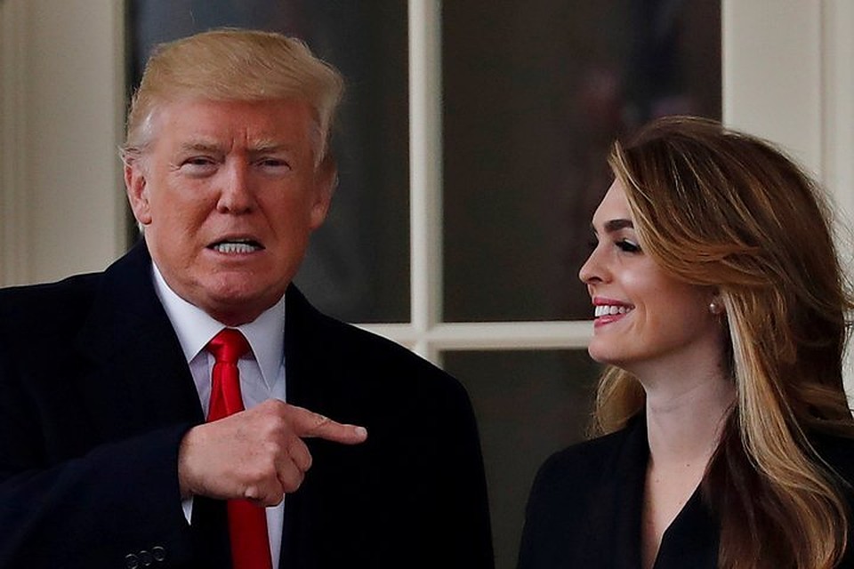 Дональд Трамп и Хоуп Хикс
