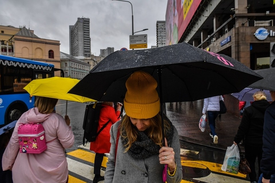 В пятницу, 22 марта, в Москве ожидаются мокрый снег с дождем и сильный ветер