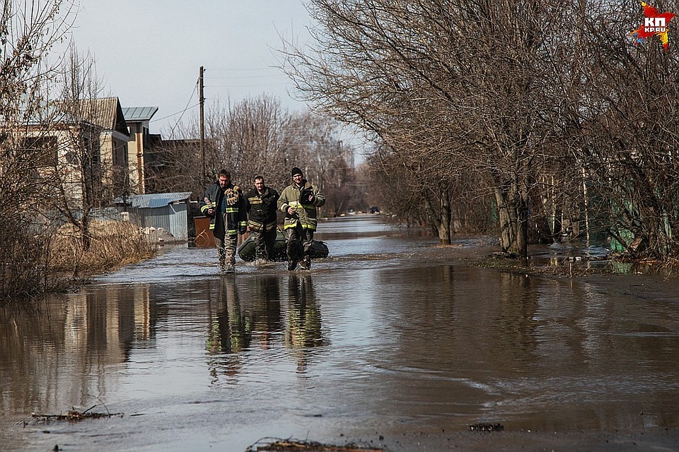 Город может немного подтопить водой в мае-июне