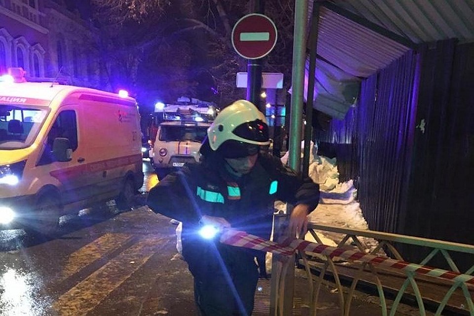 На месте ЧП работали все экстренные службы города