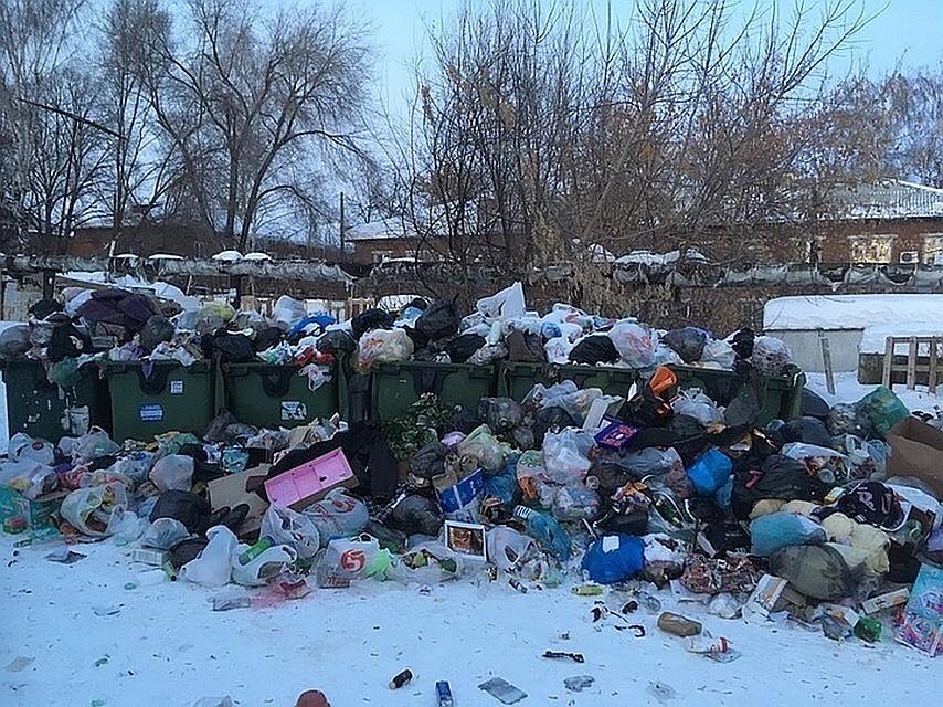 Проблем с мусором в Самаре немало