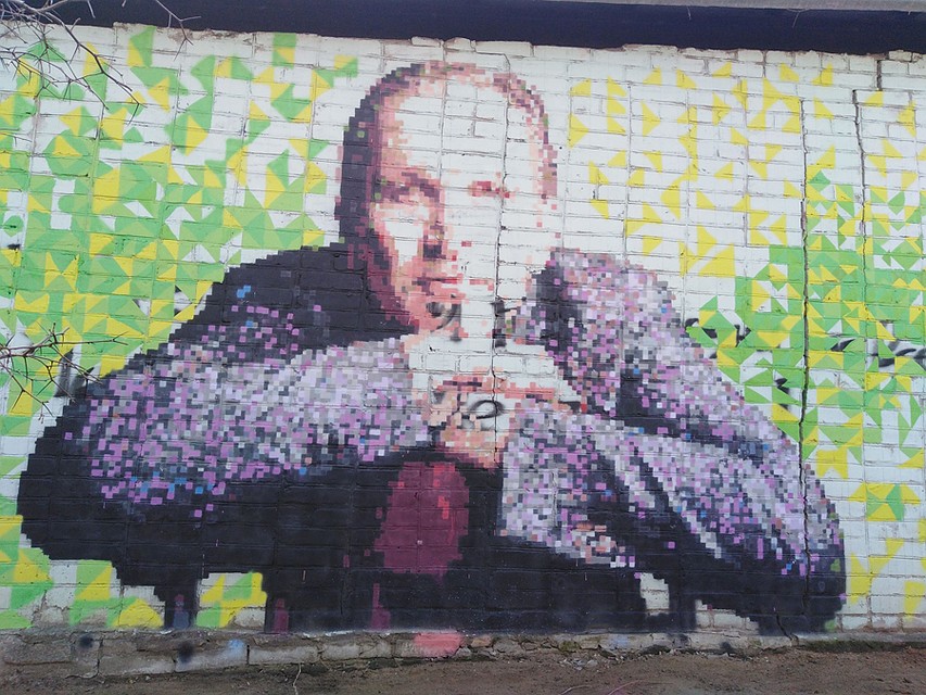 Портрет Федора Добронравова от художника Антона Тимченко.