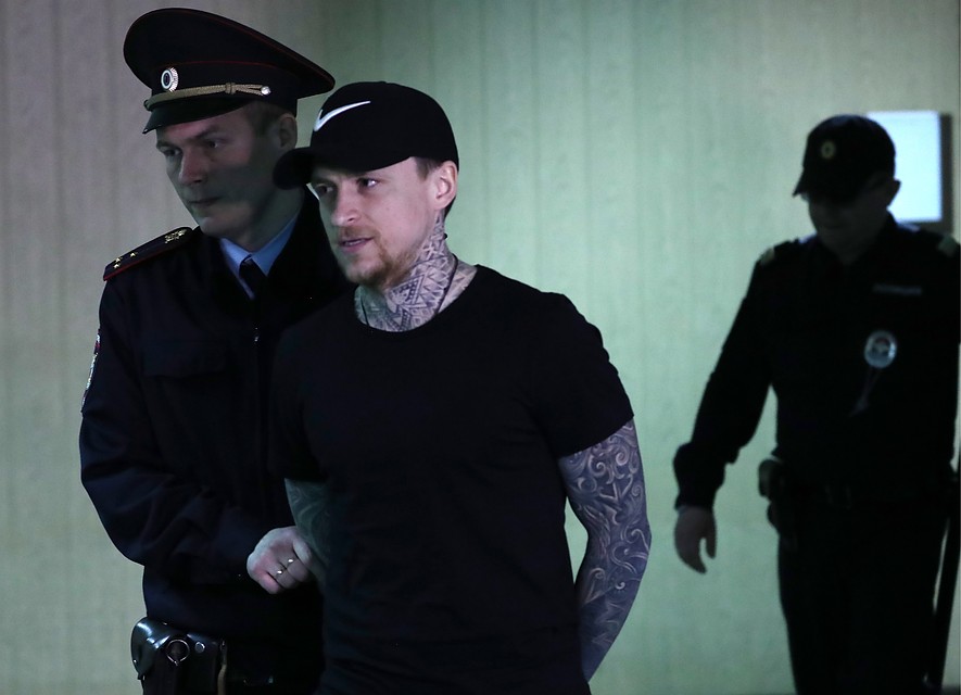 Павел Мамаев в зале суда. Фото: Антон Новодережкин/ТАСС