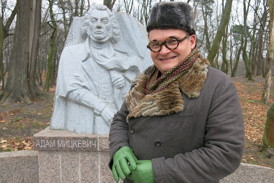 Александр Васильев в парке Зеленоградска.