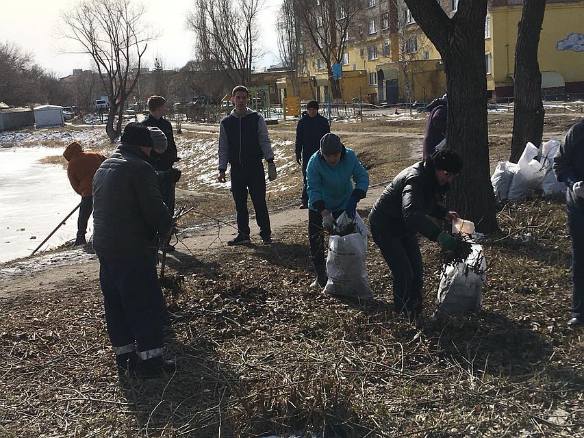 На общегородской субботник вышли 54 тысячи омичей