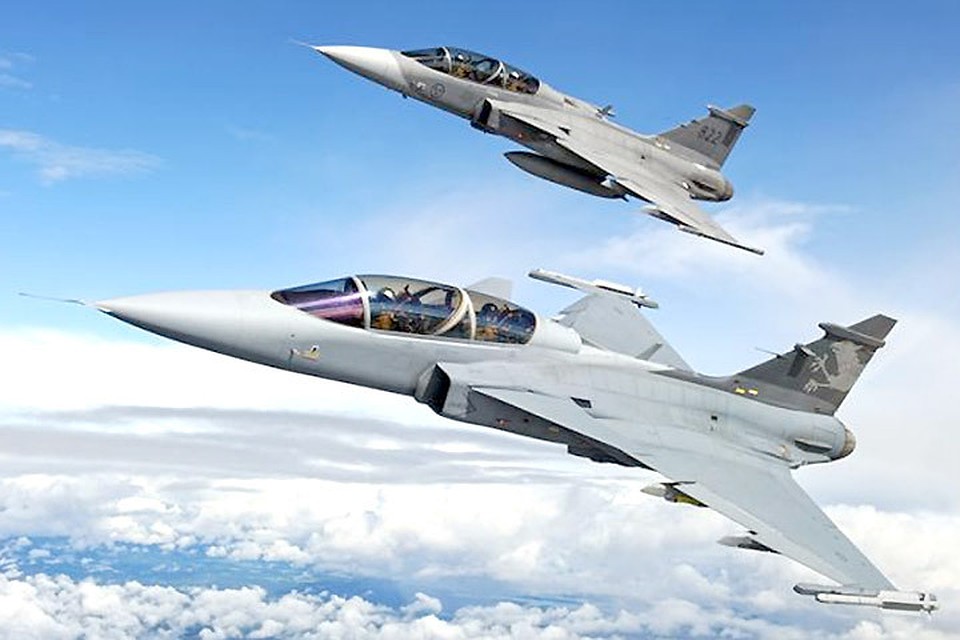 Финляндии предлагают приобрести шведские истребители «JAS Gripen». Фото: с сайта defence.ru