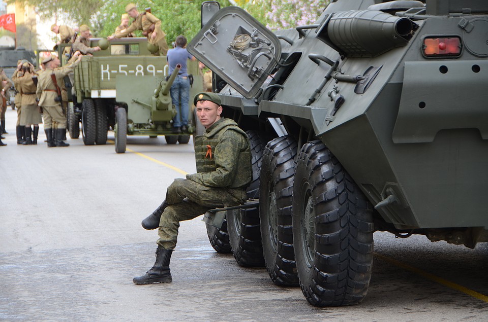 Впервые на парад в Волжском выйдет военная техника.