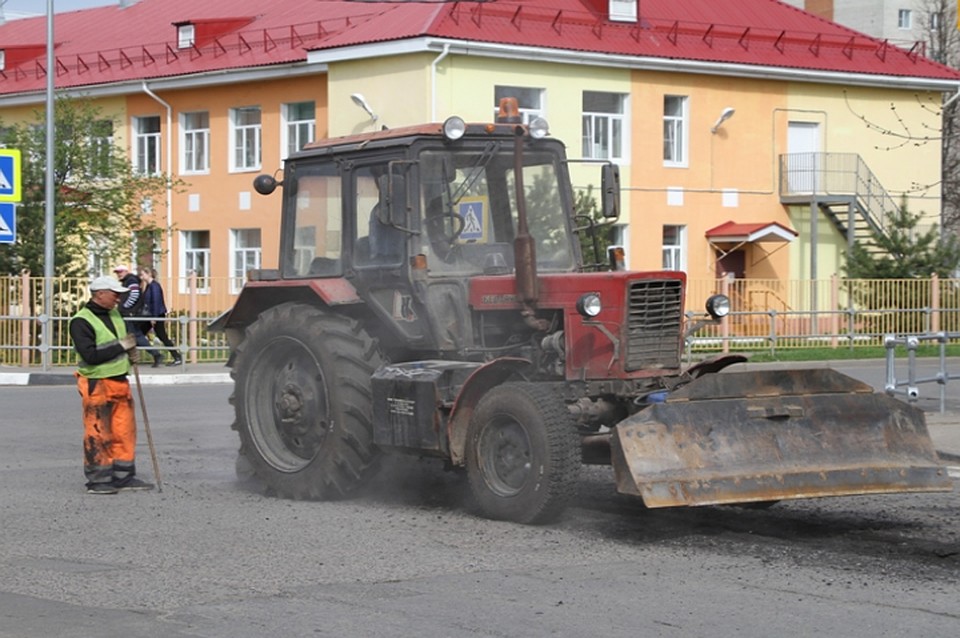 На сегодняшний день подрядчики выполнили около 30% от всего объема