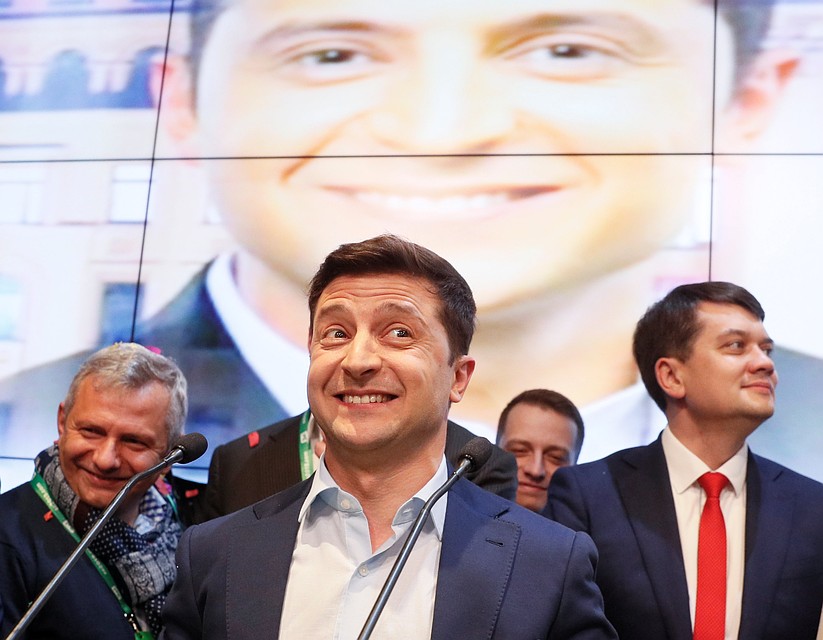 Избранный президент Украины Владимир Зеленский