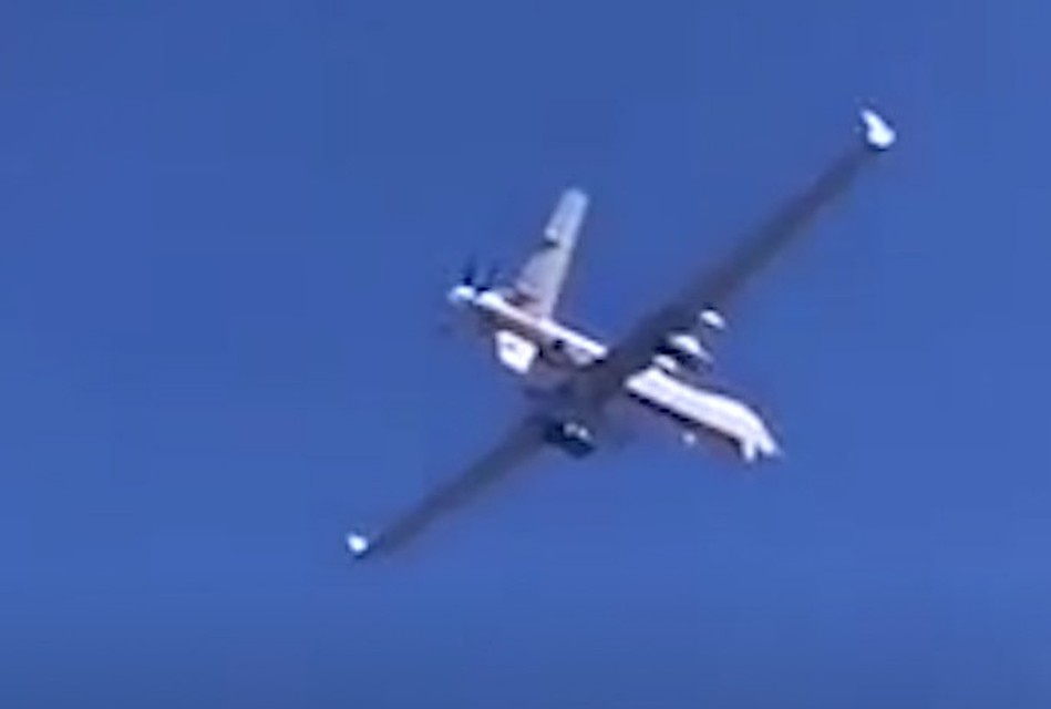 В сети появилось видео перехвата военного беспилотника ВВС США