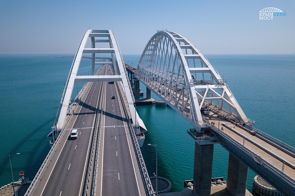 Крымский мост отмечает первый год работы Фото: Инфоцентр "Крымский мост"
