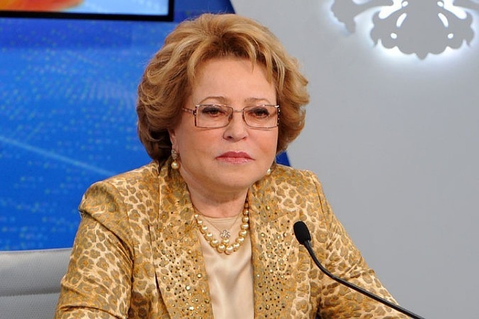 Спикер Совета Федерации Валентина Матвиенко
