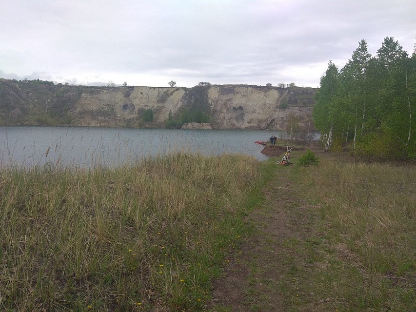 За вчерашний день водолазы сделали шесть погружений в карьер. Фото: ГУ МЧС России по Челябинской области.