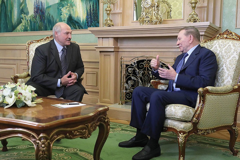 Александр Лукашенко встретился с Леонидом Кучмой. Фото: БелТА