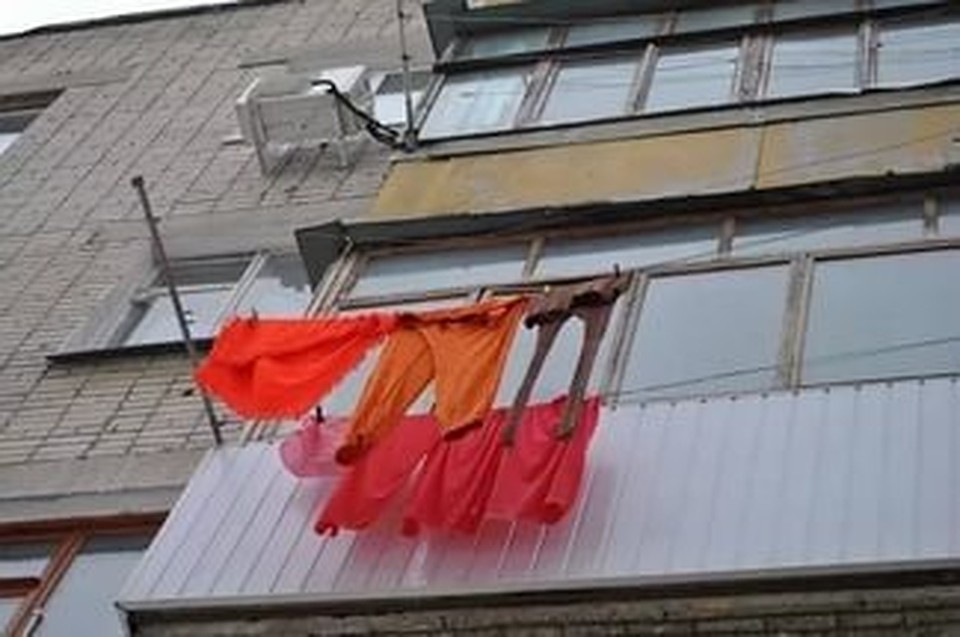 ЧП произошло в девятиэтажном жилом доме. Фото: ГОПАЛО Ольга.