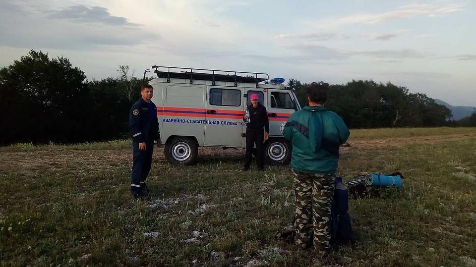 У людей закончился запас воды и они заблудились. Фото: пресс-служба МЧС РК