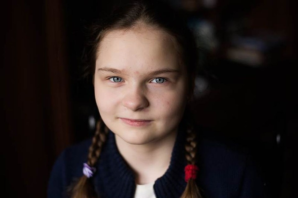 На фото 12-летняя Аня Некрасова. Фото: портал «Солнечный город».