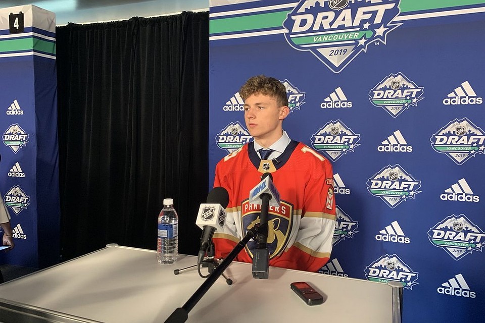 Владислава Колячонка выбрала "Флорида". Фото: nhl.com