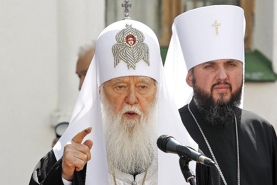 Патриарх неканонической Украинской православной церкви Киевского патриархата (УПЦ КП) Филарет