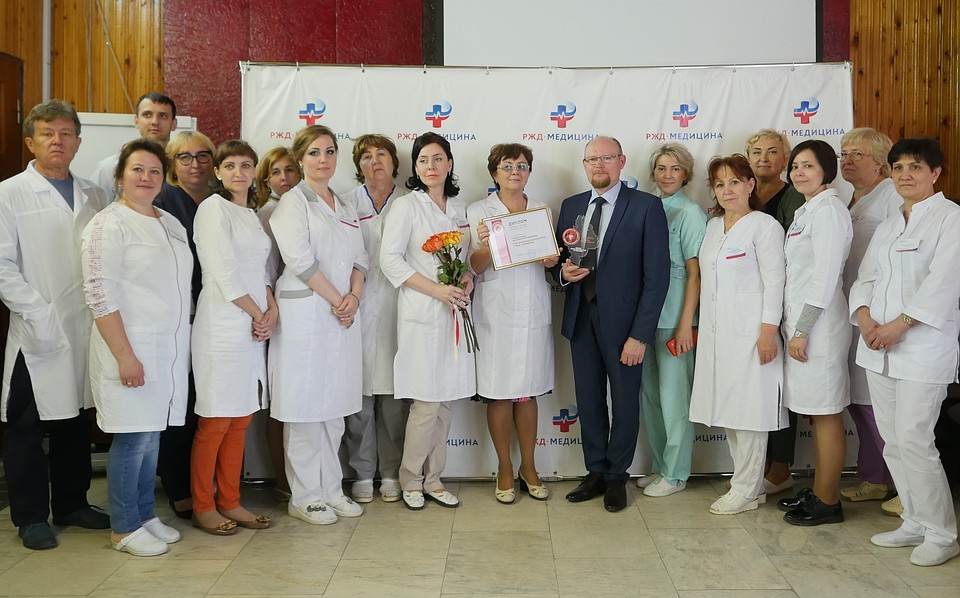 ЧУЗ «Клиническая больница «РЖД - Медицина» города Тюмень» признана лучшей клиникой для лечения ЛОР-заболеваний». Фото Ивана Горбунова
