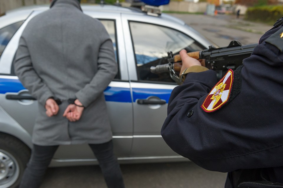 Задержание преступника