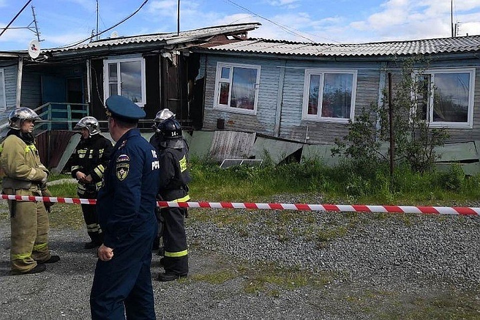Прокуратура проводит проверку после обрушения жилого дома в Лабытнанги Фото: Администрация города Лабытнанги