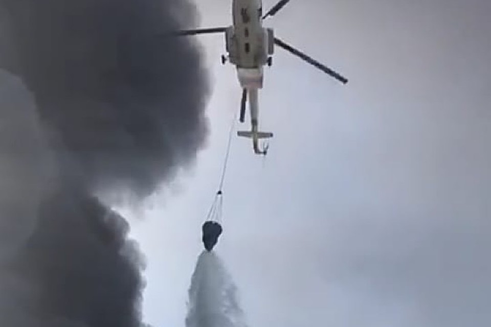 Площадь пожара составила 450 кв.м.