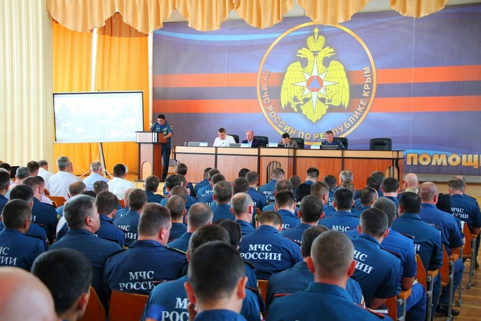 В республике запланировано создание добровольных пожарных отрядов. Фото: пресс-служба ГУ МЧС РФ по РК