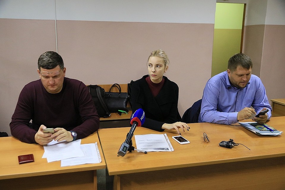 Мария Мотузная на судебном заседании