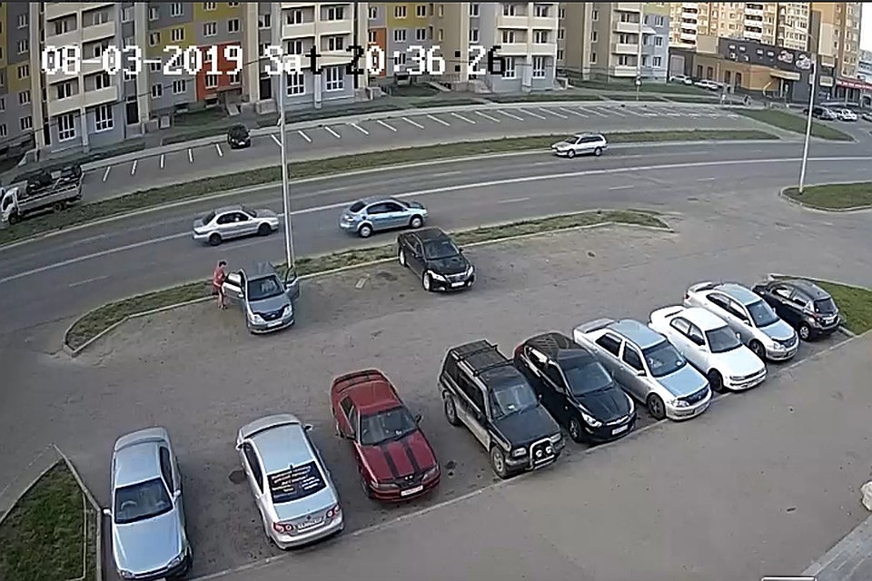 Место ДТП. Фото: скриншот видео из паблика «Barnaul22»