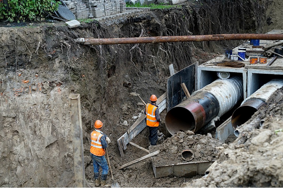 Непогода усложнила ремонт теплотрасс в Хабаровске