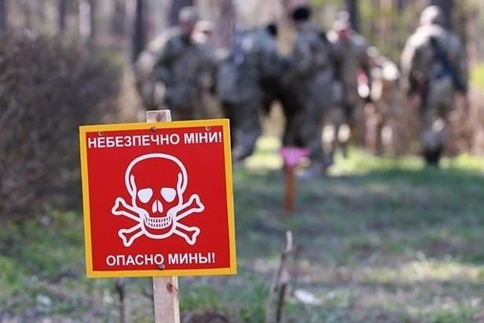 Земля Донбасса буквально нашпигована смертоносным металлом. Фото: ДАН