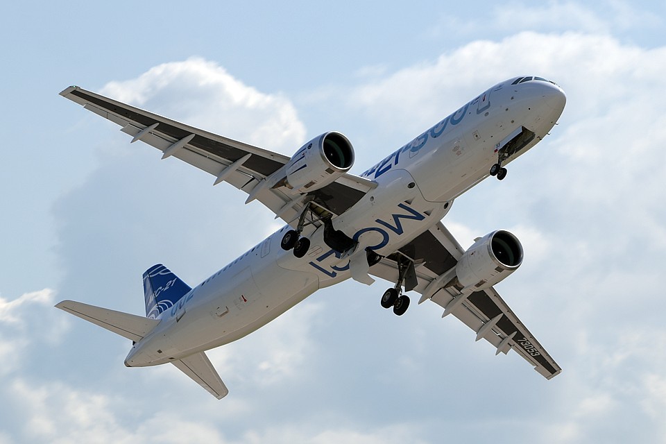 МАКС-2019 станет местом мировой премьеры новейшего российского пассажирского среднемагистрального лайнера МС-21
